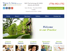 Tablet Screenshot of doctorwaynesuway.com